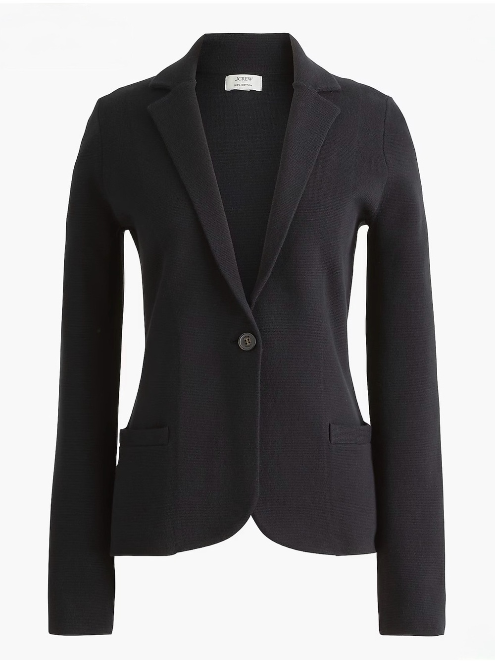 J.Crew Factory Black Schoolboy Sweater Blazer XS - Like New